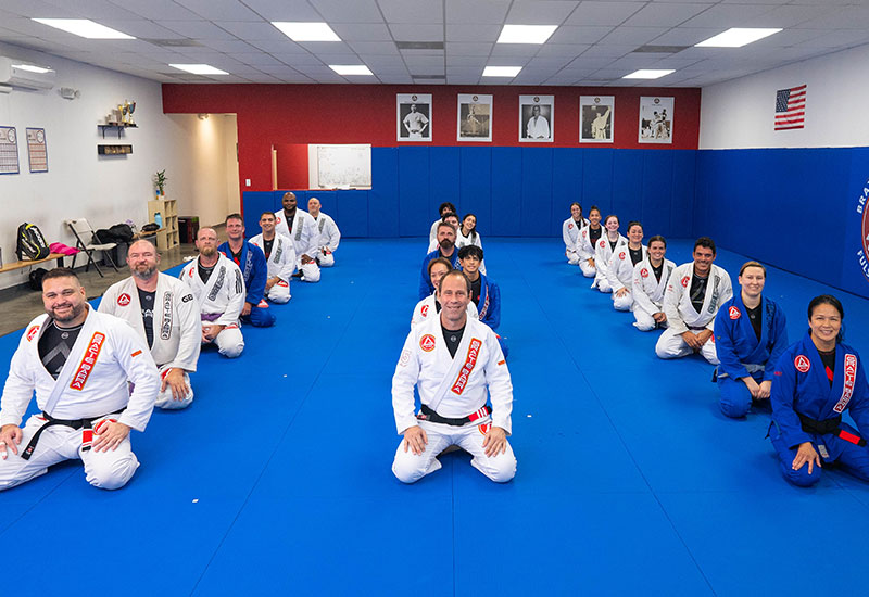 Brazilian Jiu Jitsu adult class at Gracie Barra Fulshear
